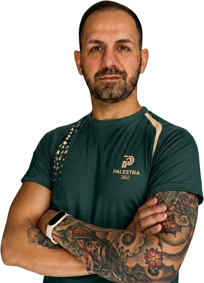 Gianluca Mazzeo personal trainer a Giarre nello studio dentro Palestra 360 Giarre